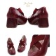 Iris Corolla Releve Cross Strap Mary Jane Shoes II(Reservation/6 Colours/Full Payment Without Shipping)